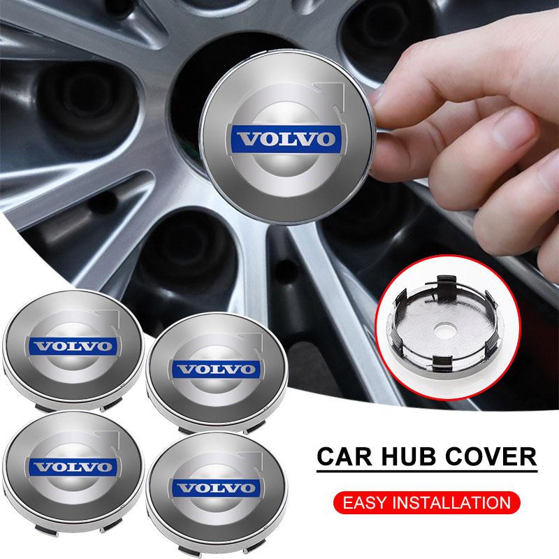 4 ks 60mm středová krytka náboje kola auta emblém příslušenství pro Volvo XC90 XC60 XC70 XC40 V90 V60 V40 C70 C30 S80