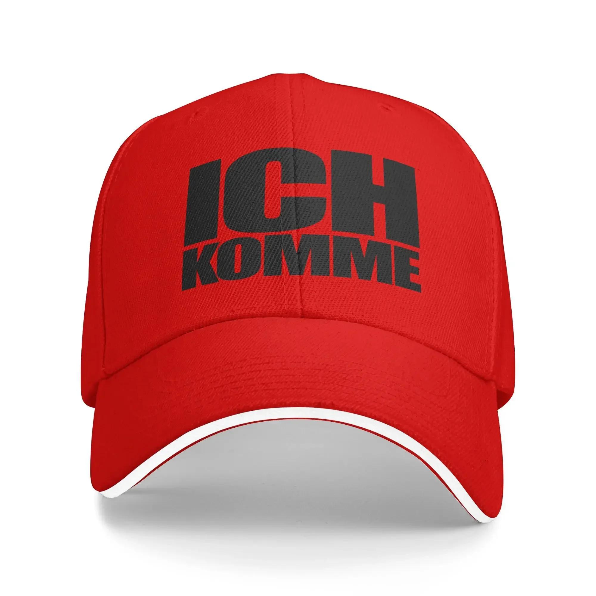 

ICH KOMME Baseball Cap Eurovisions yk Cool Unisex Adult Hip Hop Hats Wholesale Print Running Hippie Snapback Cap Gift One Size