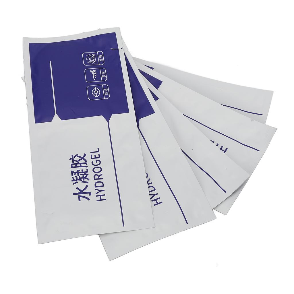 6pcs Hydrogel Eye Mask Herbal Extract Fatigue Relief Cooling Eye Patches for Dark Circles and Puffiness