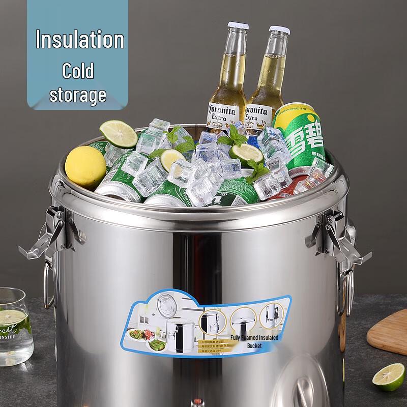 Contenedor Aislado para Alimentos y Bebidas WATU Comercial de Acero Inoxidable 304