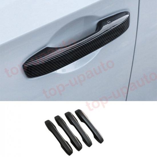 For Acura Integra 2023+ ABS Carbon External Door Handle Bowl Protect Cover Trim