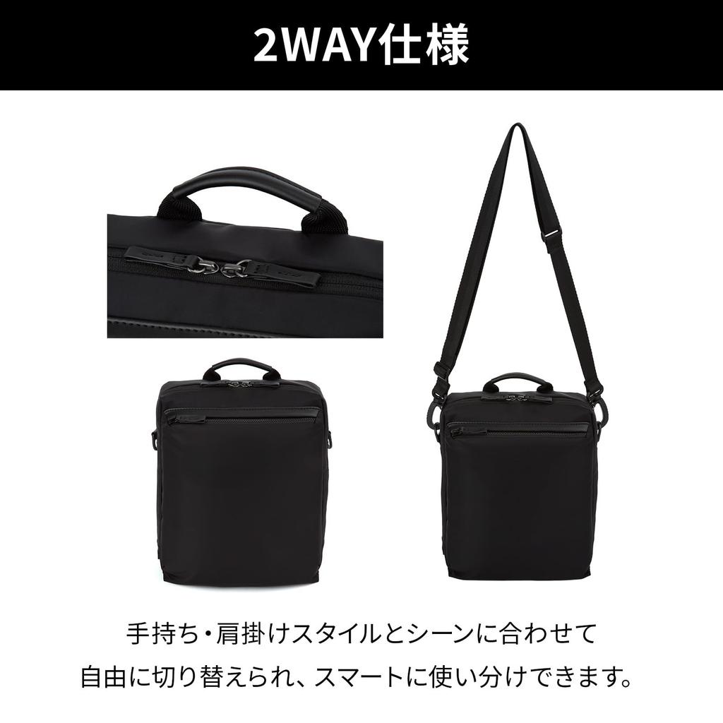 Metrex Shoulder 19113 Gray [Ace Gene] Bag, 6L, Vertical, Lightweight, Casual,