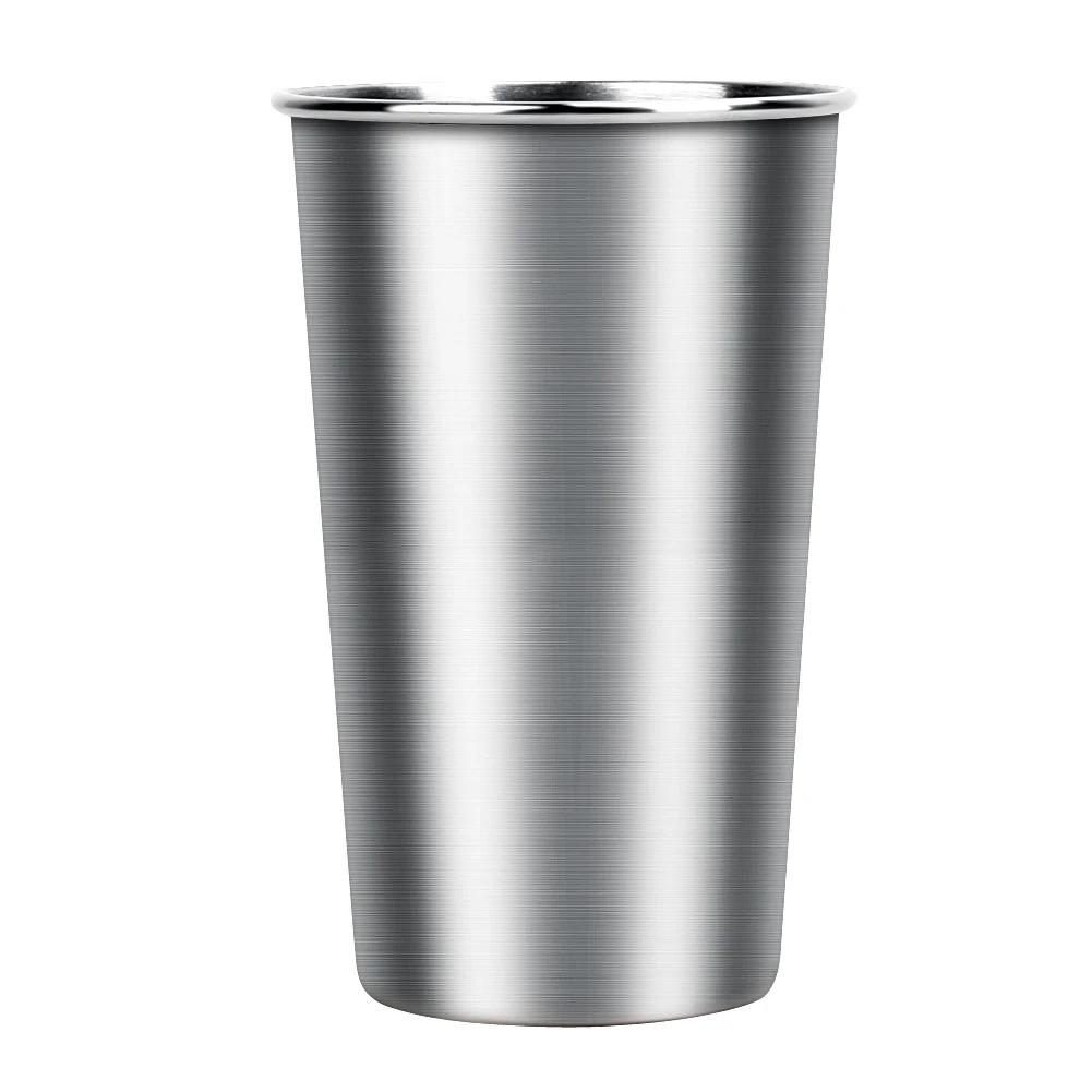 350ML/500ML Stainless Steel Mugs Metal Travel Mugs Tumbler Pint Glasses Cups Outdoor Camping Drinking Coffee Tea Beer Promotion