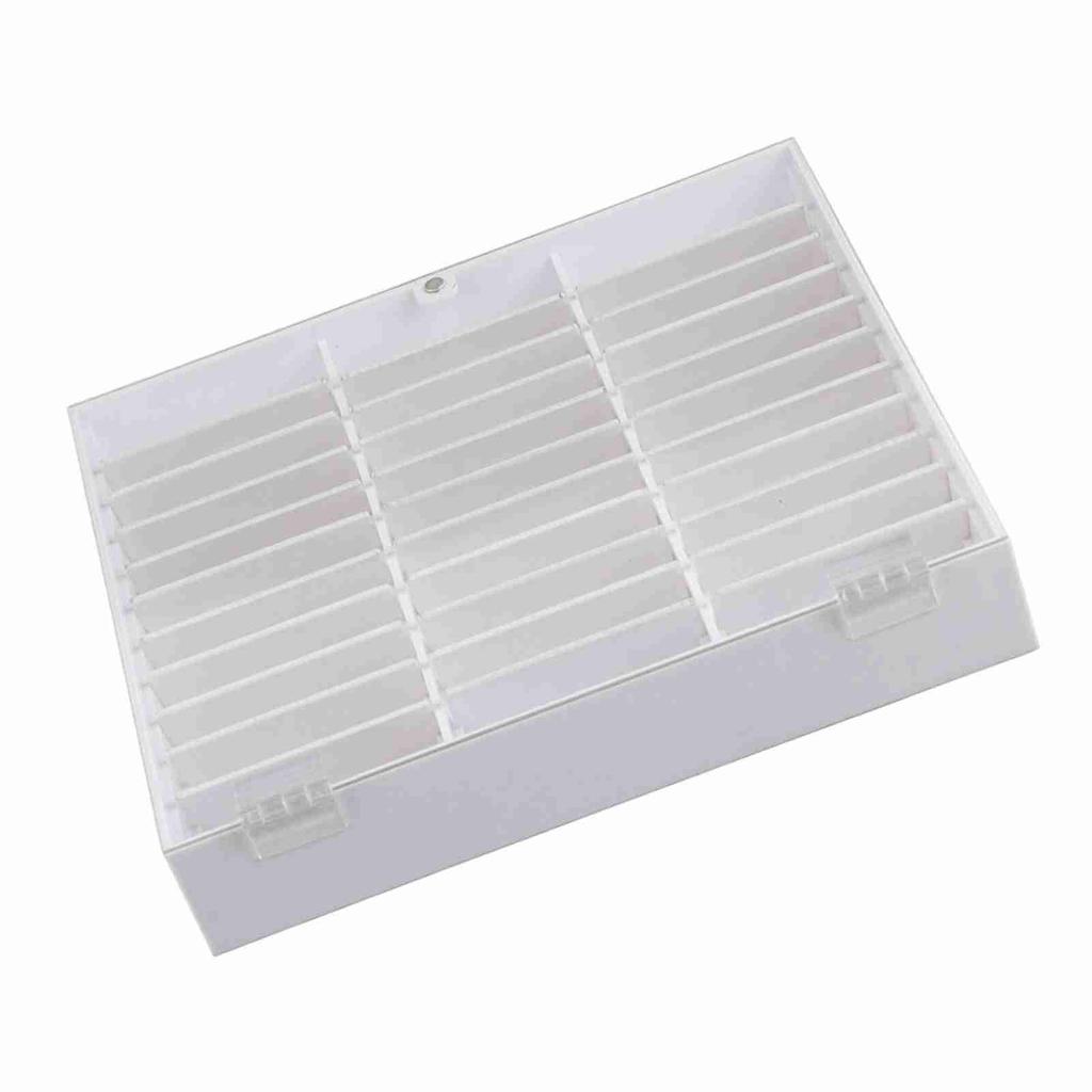 Nailart-Dekorationsbehälter Leere Aufbewahrungsbox für Nagelspitzen Ausstellungsbox für künstliche Nägel