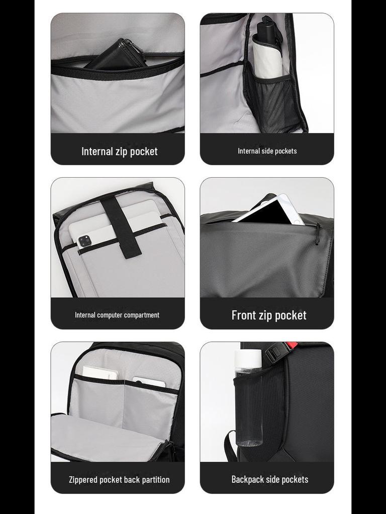 Men’s and Women’s Stylish Waterproof Travel and Business Backpack with Laptop Compartment