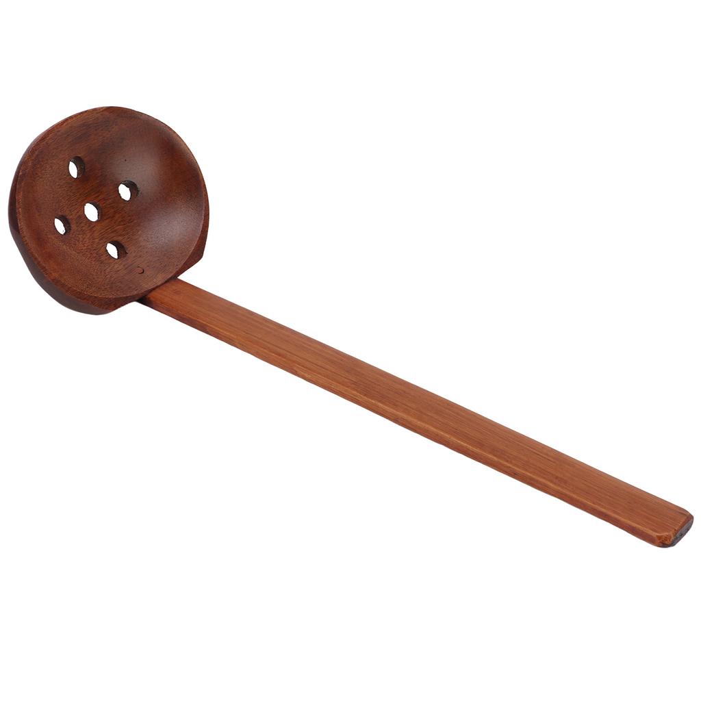 5Pcs Wooden Spoons Sturdy Handle Hand Polished Smoother Light Weight Japanese Tortoise Spoon for Restaurant Gifts