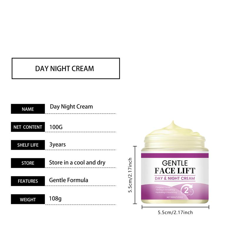 Retinol Cream for Dry Skin Moisturizing Face Day Night Anti Aging Increases Skin Elasticity and Luster