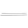 1 Pair Roof Drip Weatherstrip 75552‑52190 Rubber Leakage Proof Sturdy Roof Weatherstrip Seal Trim for Prius C 2012 To