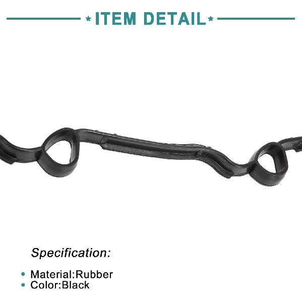 ACROPIX Engine Valve Cover Gasket Valve Cover Gasket Seal Fit for BMW 335i - Pack of 1 Black