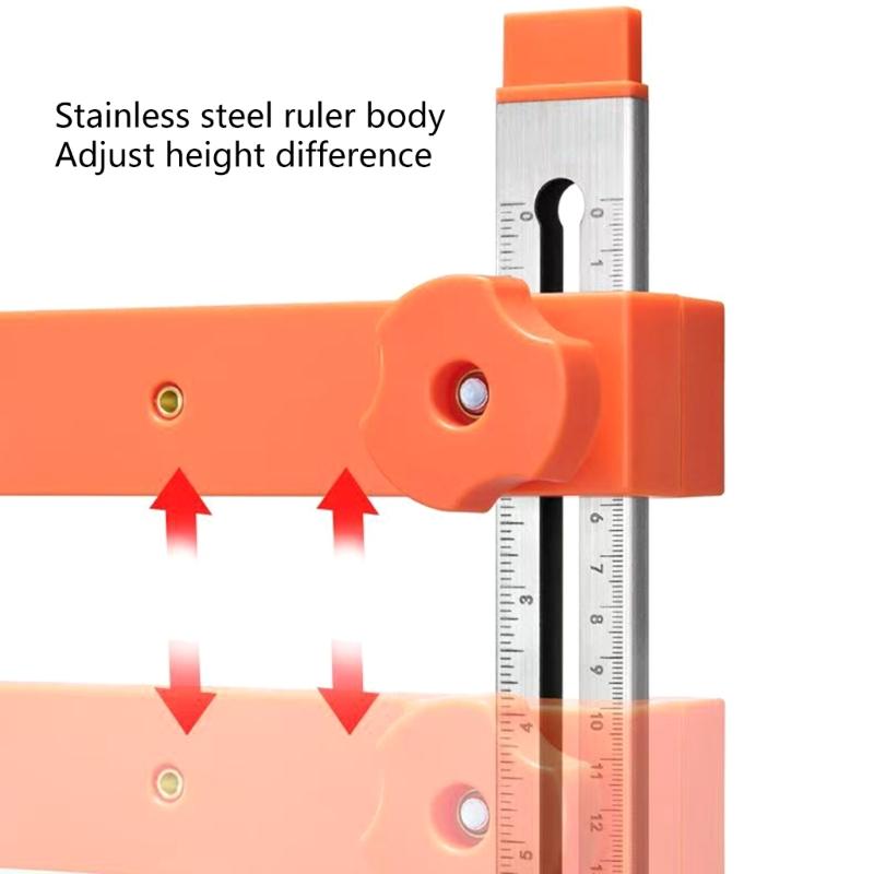 Schubladenführung Einbauwerkzeug Verstellbare Schnelleinstell-Positionierhilfe Für Holzbearbeitung Schrankbau Schienenmontage