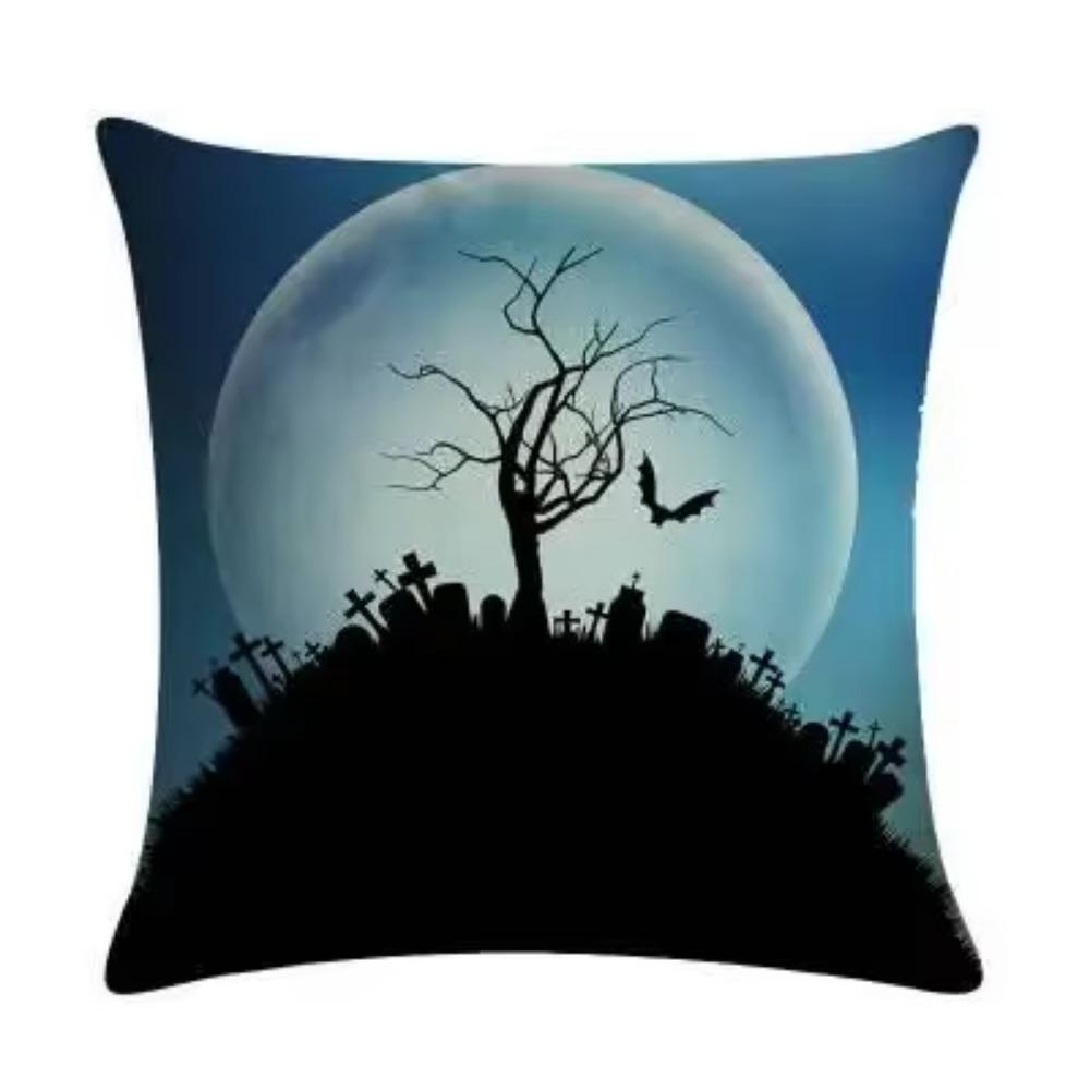 Halloween Christmas Print Pattern Cushion Cover Home Living Room Sofa Car Decoration Square Throw Pillow