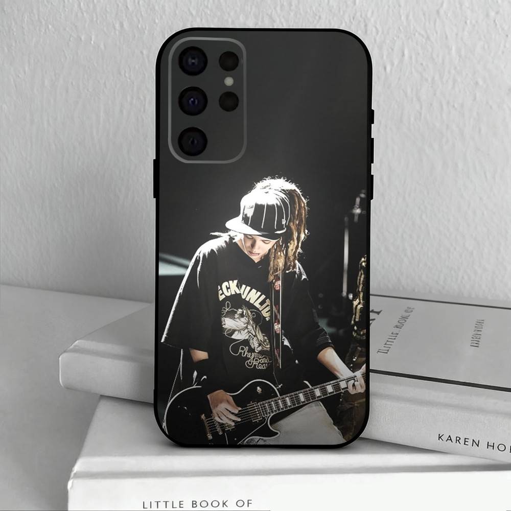 B-Bill Tom Kaulitz Tokio H-Hotel  Phone Case For Samsung S25,S24,S21,S22,S23,S30,Ultra,S20,Plus,Others Soft Black Cover