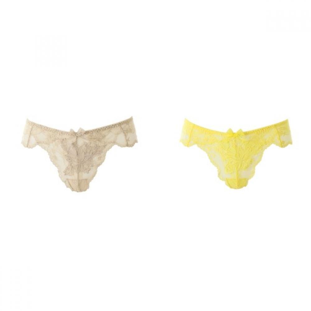 

Venus Blooming Triangle Bra SeT T panTy [opT5961T] YELLOW/95(M-L)