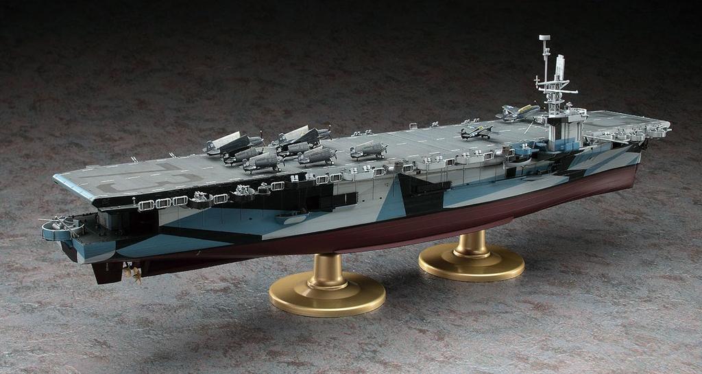 Hasegawa US Navy Escort Carrier Gambier Bay Plastic Model Kit Z27 1/350 CVE-73