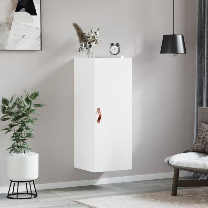 VidaXL Armoire murale blanc 34,5x34x90 cm 828828