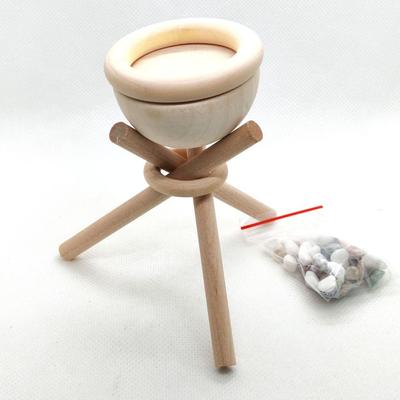 Volatile Wooden Rack Essential Oil Diffuser DIY Stand Diffuser Sticks Mini Stone Diffuser with Stone Minimalism Ornament