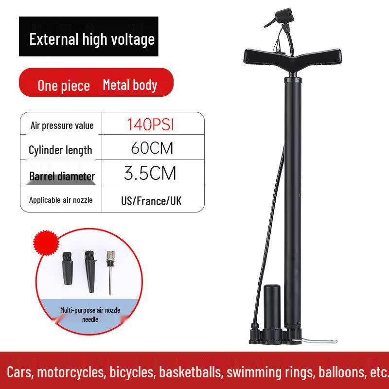 QiCheng Manual High-Pressure Air Pump чёрный