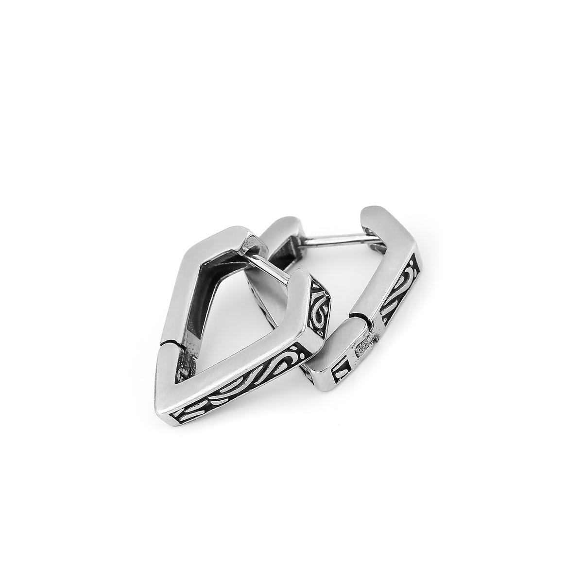 

Fashion Minimalist Geometric Stud Earrings for Men and Women Stainless Vintage Rune Amulet Earrings Hip Hop Punk Gift Jewelry