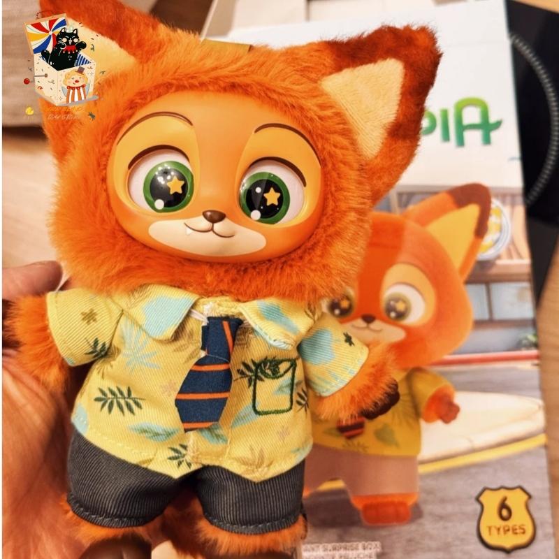 2025 New Authentic Zootopia Judy Rabbit Nick Fox Sheep Blind Box Disney Character Model Pendant Mystery Box Toy Keychain Gift