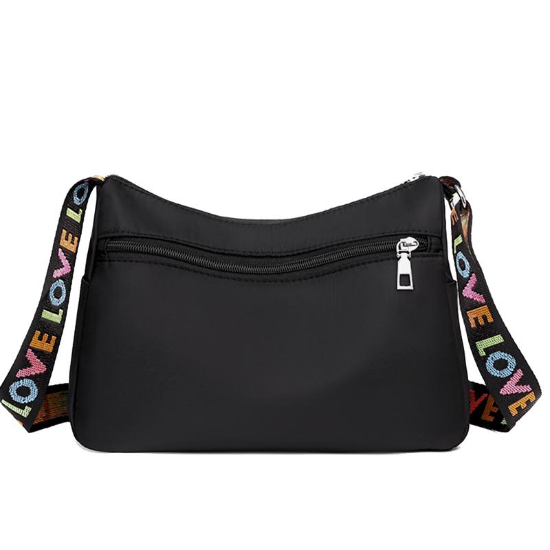 Women's Crossbody Bag Waterproof Nylon Oxford Shoulder Messenger Bags Casual Large Capacity Handbag Ladies Travel