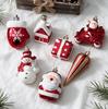 Small Christmas Tree Pendant: Snowman & Santa Claus Ornaments
