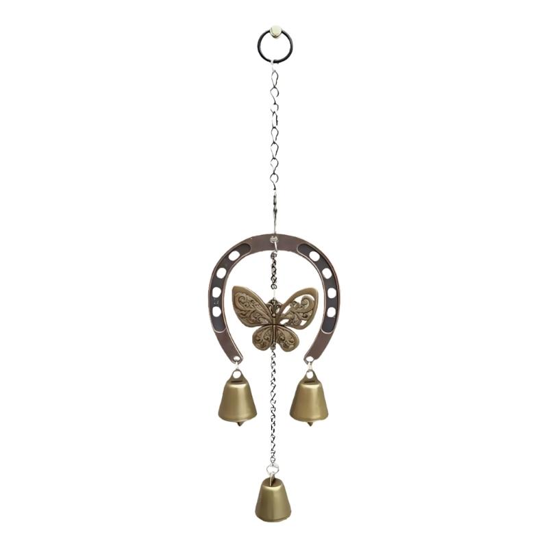 

Wind Chime Wrought Iron Crafts Suitable for Balcony Courtyard Outdoor Garden Decoration Decorative Create Soothing