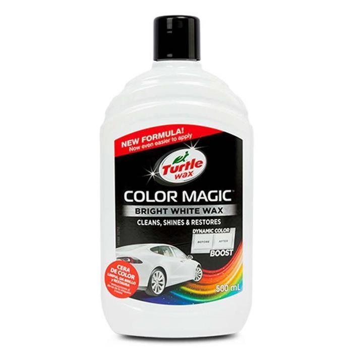 Turtle wax efface rayure - couleur magique 500ml cire blanc