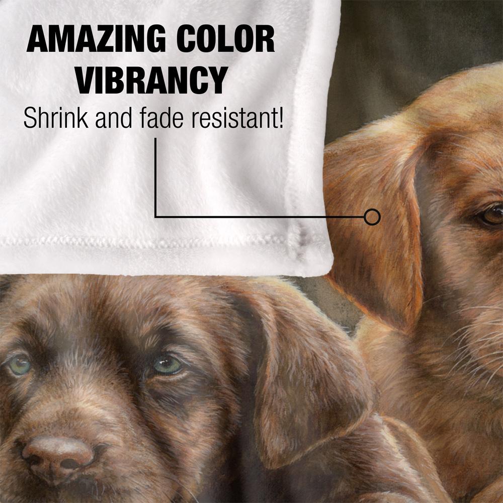 Wild Wings Silky Puppies Supersoft Blanket