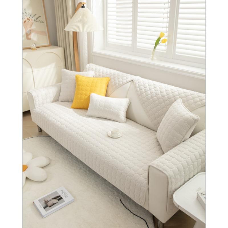 Sofa Cushion Four Seasons Universal Nordic Simple Non-Slip Seat Cushions Modern Winter Leather Sofa Cover Cover Cloth