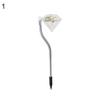 4Pcs Diamond-Shape Solar Stake Lights Garden Powered LED Lawn Yard Decor Lamp