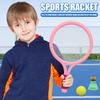 Kinder Sport Badminton Schlägerset, Indoor- und Outdoor-Freizeitsport interaktives Wettbewerbsspielzeug, zweifarbig optional