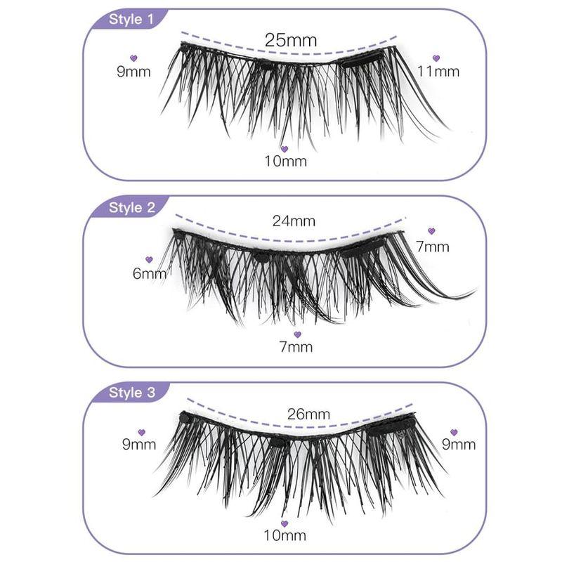 Lashie - Curl Magnetic Glue-free Multipack False Eyelashes