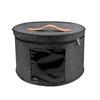 Hat Storage Box Dustproof Case Household Round Felt Storage Hats Bucket Clothes Organizers With Zippered Lid Travel Bags