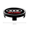 For Audi  A34Pcs 56mm 60mm 61mm 68mm 69mm 77mm Car Wheel Center Hub Cap For Audi A1 A3 A4 A5 A6 A7 A8 Q2 Q5 Q7 Q3 TT RS S Rim Cover Stickers