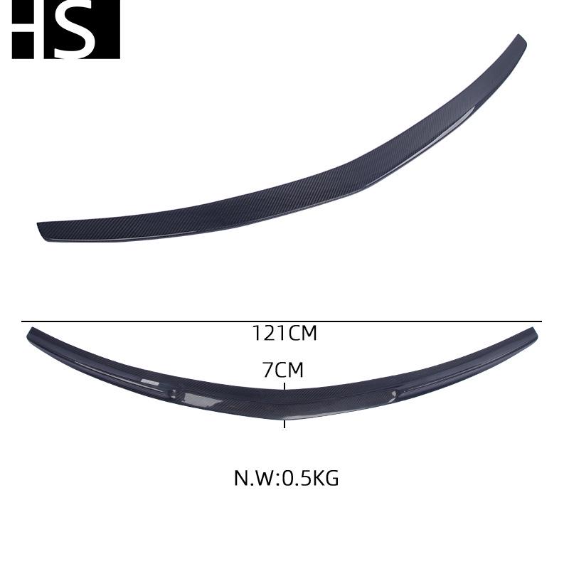 Mercedes-Benz E-Class W207 AMG Style Carbon Fiber Rear Wing Spoiler (09-16)