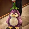 Plush Eggplant Penguin Toy With Pp Cotton Filling For Kids And Teens Comfort Gift