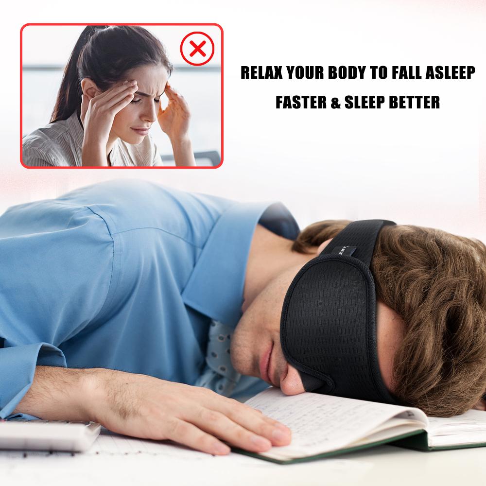 Blocking Light Sleeping Eye Mask Soft Padded Travel Shade Cover Rest Relax Sleeping Blindfold Eye Cover Sleep Mask Eyepatch