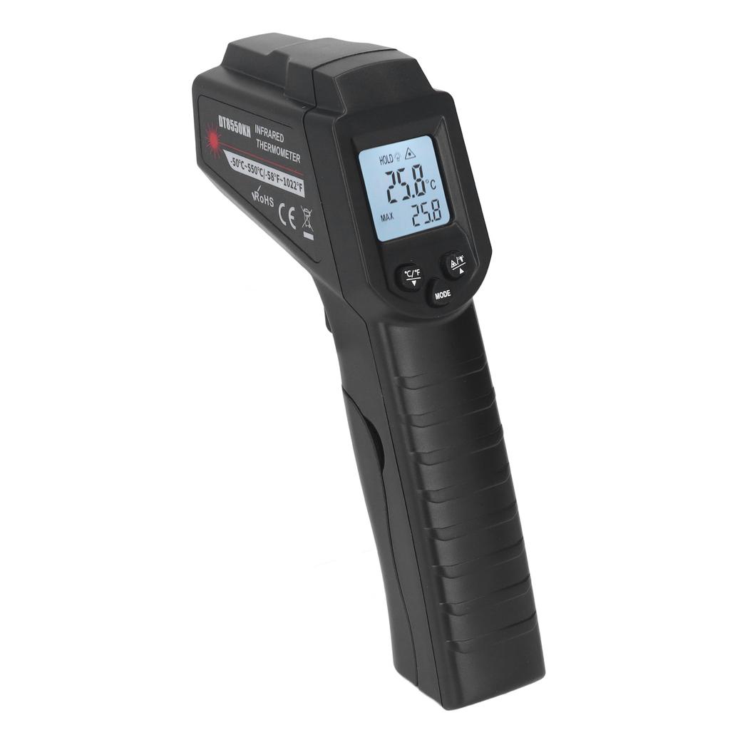 DT8550KH Infrared Thermometer Handheld Non Contact Digital Temperature Gun for Industrial Equipment Food Processing