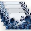 4pcs Floral Linen Placemats - Elegant Printed Table Mats for Dining Room, Kitchen & Coffee Table Decor, Home Decoration