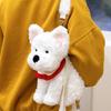 Cartoon Fox Schnauzer Golden Retriever Plush Backpack For Childrens Birthday Gift And Storage
