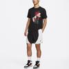 Jordan Printed Sports Crew Neck Short Sleeve T-Shirt Men Tops Black DH8954-010