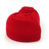 Exquisite Gift Storage Cute Velvet Ring Box Jewelry Box Wedding Ring Box Red Heart