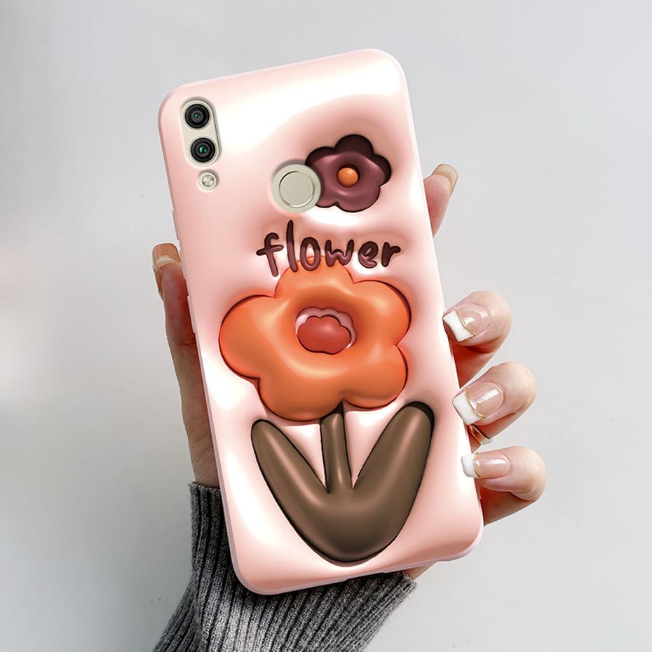 For Huawei Honor 8X Case Honor 8A 8C 8S Cover Cute Rabbit Panda Painted Soft TPU Phone Case For Honor 8A 8C 8S 8X Honor8X Fundas