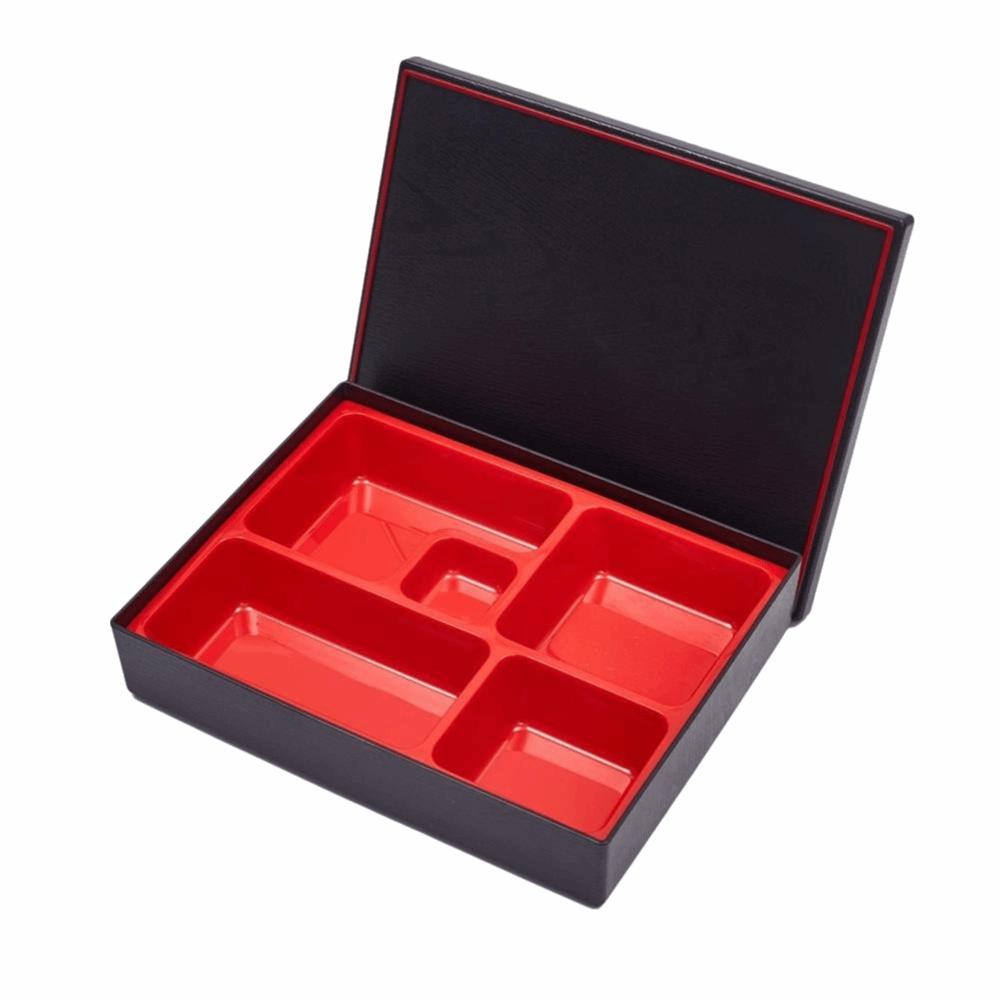 Plastic Japanese Lunch Boxes Compartments with Lid Bento Boxes Multi-functional Japanese Style Rice Sushi Catering Container