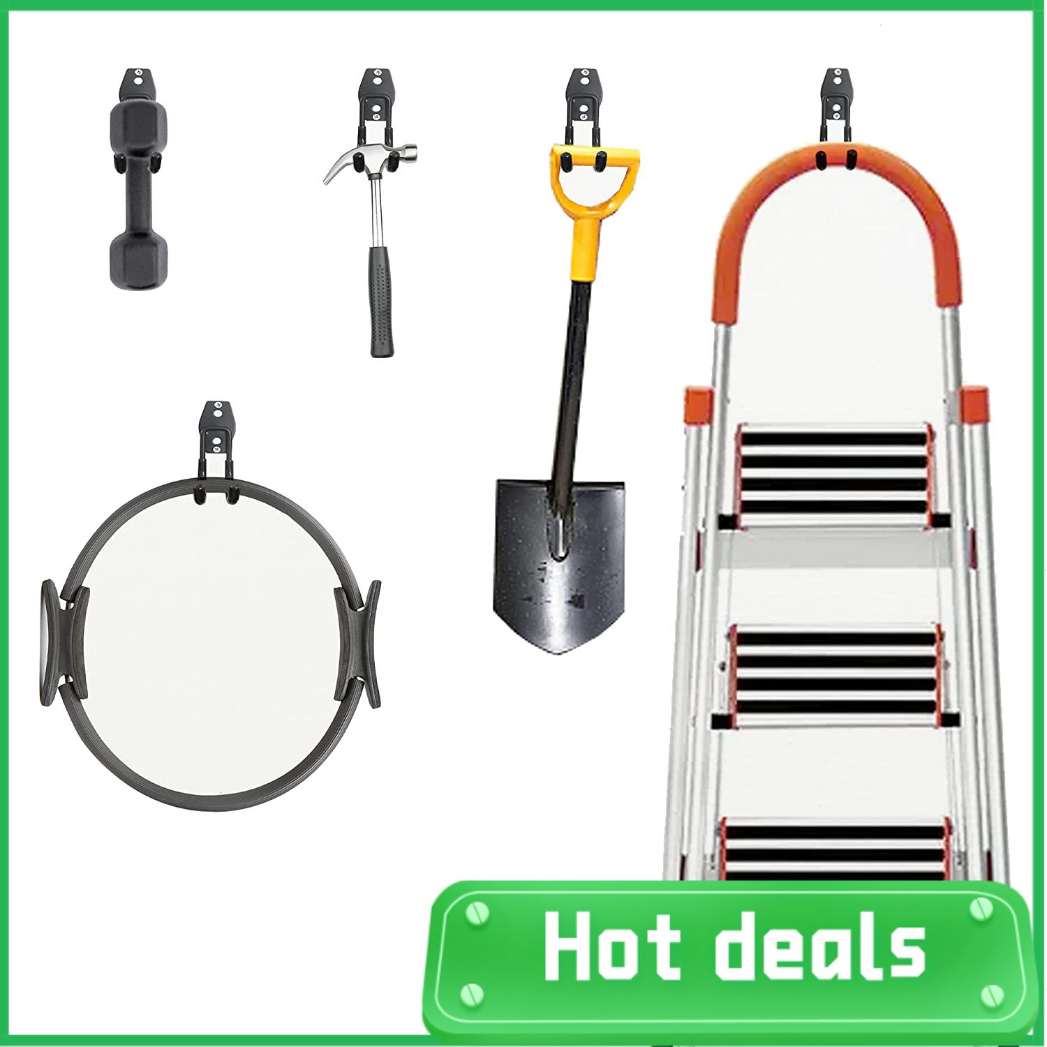 B69A Heavy Duty Wall Mount Garage Hooks Metal Garage Hooks With Anti-Slip Coating J Hooks