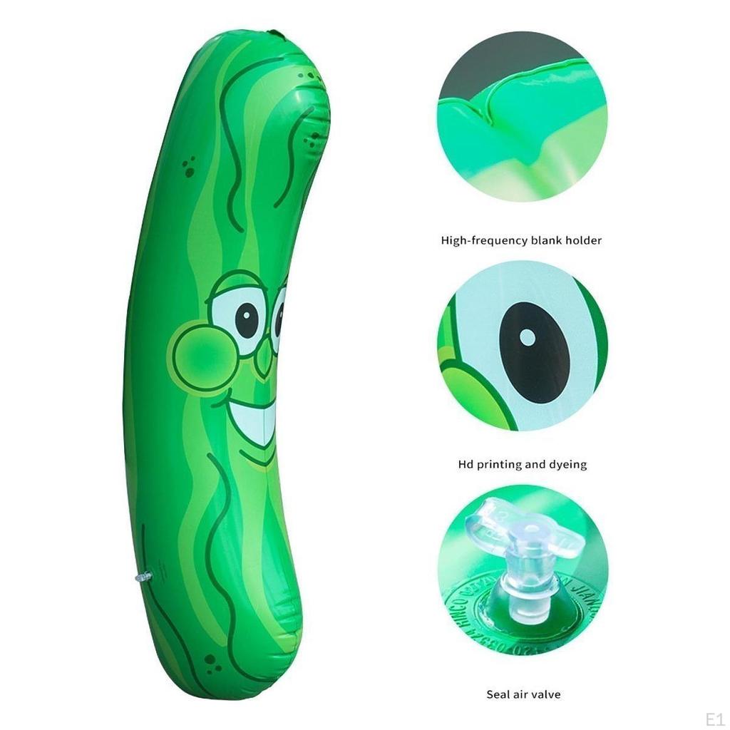 Giant Inflatable Cucumber Outdoor Ornament Creative Portable Crafts Party Favors PVC Toy