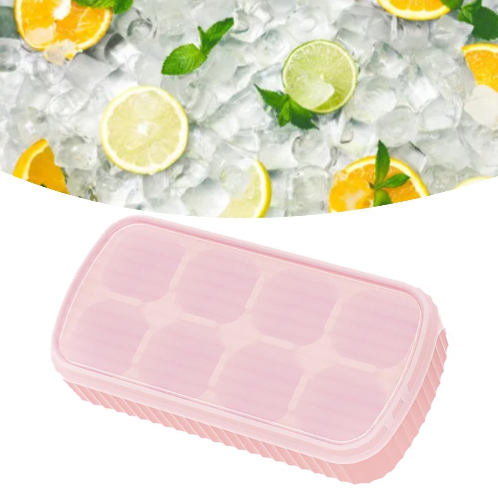 Silicone Ice Cube Trays With Lid Square Shape Flexible Ice Cube Tray Silicone Ice Cube Tray  Bar