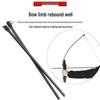 M3 Take-Down Bogen Set mit Holzgriff, Tarn-Armschutz und Fingerschutz