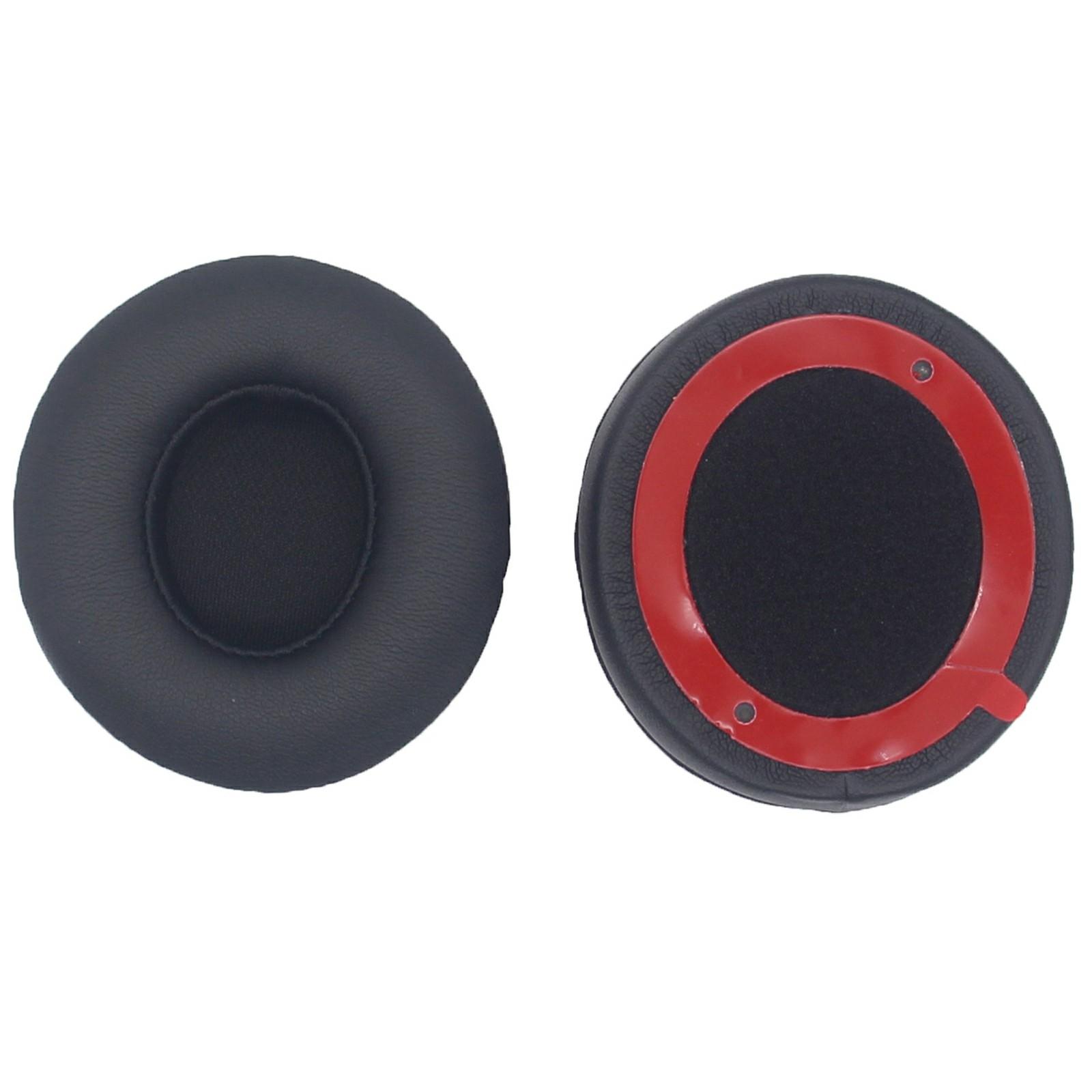

JZF-497 1 Pair for Beats Solo 4 Headphone Earpads Protein Leather+Sponge Ear Cushions White