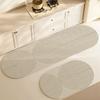 Diatomite Super Absorbent Kitchen Mat Non-slip Kitchen Rug Elliptical/Elongated Washable Comfortable Carpet For Kitchen Bathroom